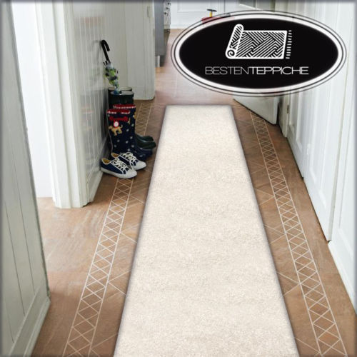Moderne läufer creme teppich - moderne,