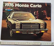 *** 1976 Chevy Monte Carlo USA Autoprospekt Prospekt