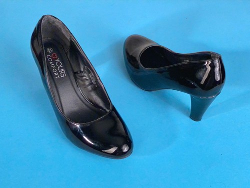 Schöne schwarze lack pumps - schwarze,