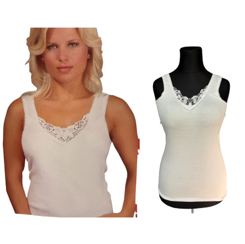 Damen unterhemd 2er - unterhemd, pack