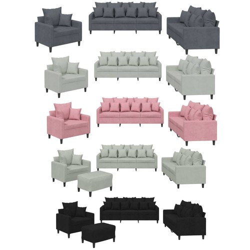 Tlg sofagarnitur mit - 3-tlg./4-tlg.,