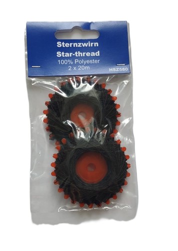 Sternzwirn 20m schwarz 100 - sternzwirn,