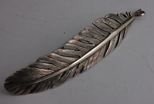 Top großer silber - silber, blatt