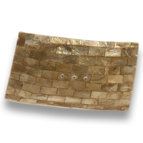Seifenschale aus muschel - seifenschale,