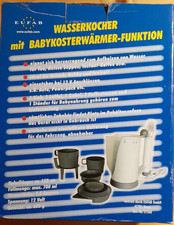 Wasserkocher mit Babykosterwärmer-Funktion, 12V Auto-Anschluss