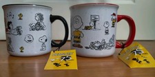 ❤️Peanuts 75. Jubiläum XL Jumbo Tassen Becher Set Snoopy Charlie Woodstock Gang
