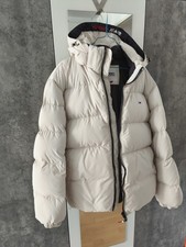 Tommy Jeans Hilfiger Winterjacke Pufferjacke Daunenjacke Creme Gr. M