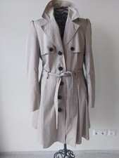 Mantel, Jacke, Trenchcoat, Damen, H&M, Beige, GR. 38, figurbetont, guter Zustand