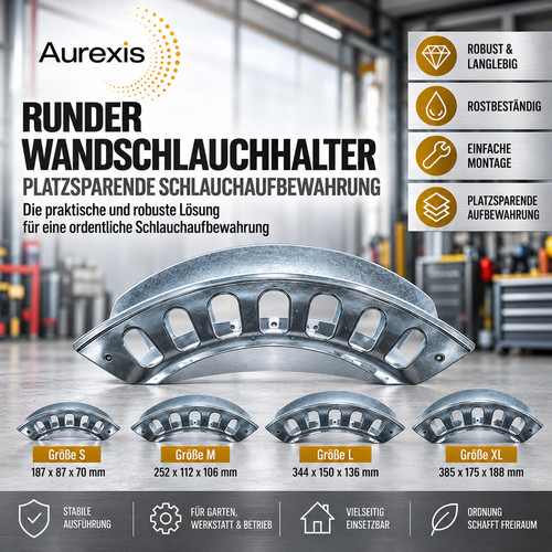 Aurexis wandschlauchhalter alu - aurexis,