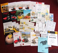 Prospekte Baumaschinen Bagger Dumper Kramer Allrad Kubota Vert Sennebogen