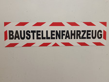 Magnetschilder, Baustellenfahrzeug 30 x 7,5 cm 