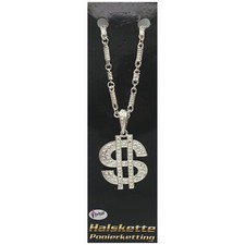 SILBERNE DOLLAR HALSKETTE /