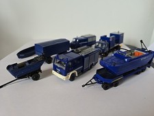 Konvolut THW Fahrzeuge Boot Lkw Transporter... siehe Fotos,  H0 1:87