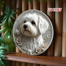 Blechschild rund West Highland