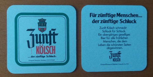 Bierdeckel zunft - 1,