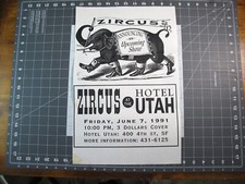 vtg punk latin jazz poster -