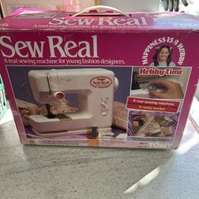Vintage Tomy Hobby Time Sew echte Kindernähmaschine voll funktionsfähig