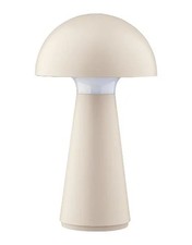LIVARNO home Akku-Tischleuchte Tischlampe Stehlampe Pilzlampe beige warmweiß