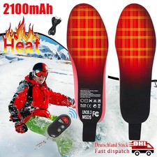 USB Akku Beheizbare Einlegesohlen Thermosohlen Schuhheizung Schuheinlagen Winter