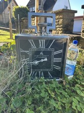 Deko Uhr Nostalgisch 30x30x13 schwer