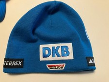 Adidas Terrex DSV DKB Wintermütze Mütze Deutschland Wintersport Größe M Ger Blau