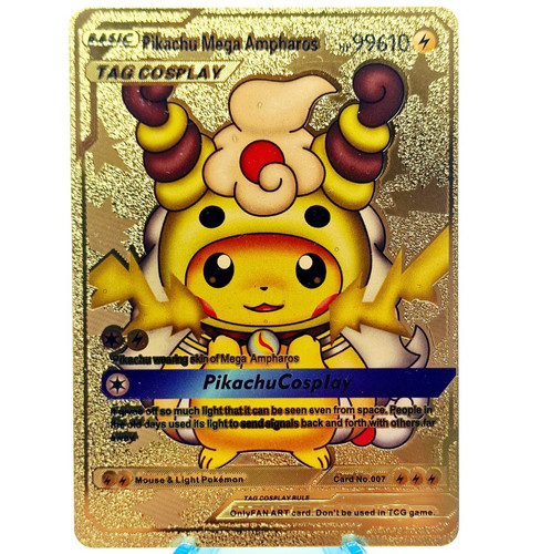 Pokemon karte custom pikachu - karte,