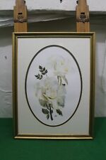 Vintage Aquarell Gemälde mit