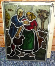 Fensterbild Bleiverglast