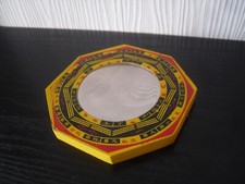 Feng Shui Bagua Pakua Spiegel Konvexes Glück Chi Yin Yang achteckig gebraucht