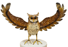 Garten Figur Eule Owl aus