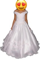 Kommunionkleid Kerzentuch Kommunionskleid Tasche Bolero 128 134 140 146 152 158