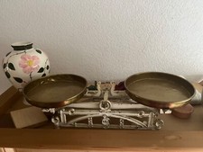 5kg Waage Krämerwaage Balkenwaage Küchenwaage Metallwaage Sammler Antik Alt RAR