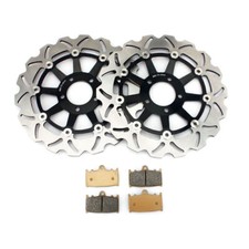 Bremsscheiben Vorne Beläge Für Kawasaki ZZR 600 90-07 ZX-6R 95-97 GPZ 900 R