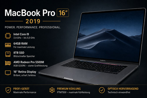 Apple macbook pro 2019 - 2019, 16"
