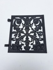 Ofenplatte Antik Vintage Gusseisen