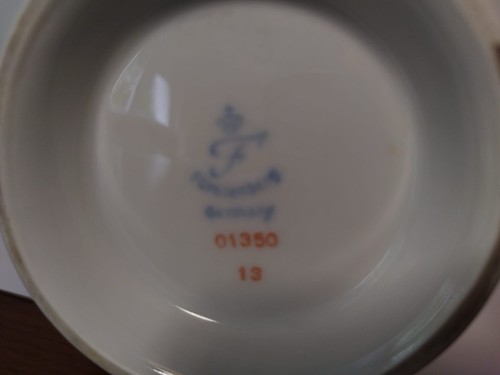 Fürstenberg porzellanvase - porzellanvase, 25