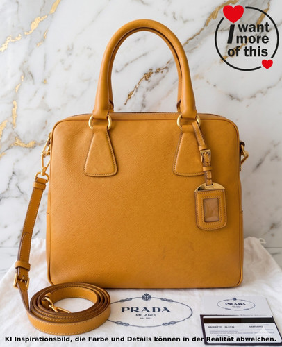 Prada tasche bag ocra - ·,