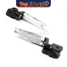 SILVER Front Foot Pegs 25mm