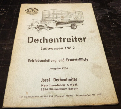 Betriebsanleitung+Ersatzteilli