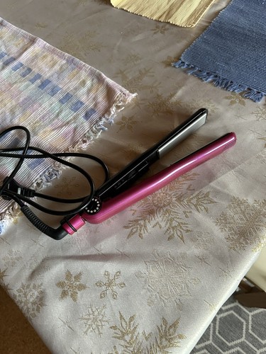 Pink hair straightener - straightener,