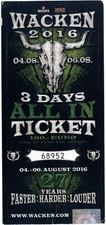 Wacken 2016 - Altes 3 Days All