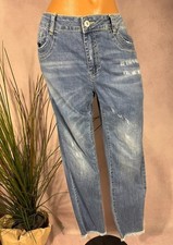 Damen Jeans super Stretch SlimFit High Waist destroyed  S.Woman H371 S L