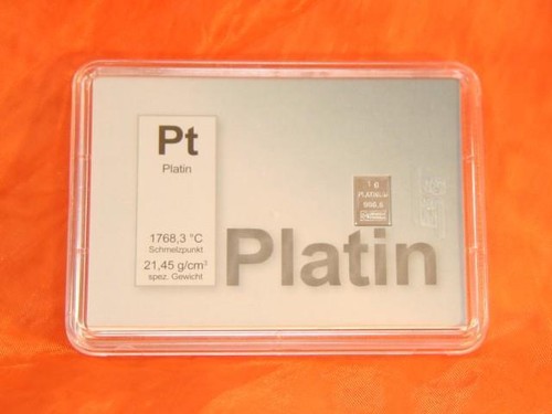 Platin platinbarren 999 - platinbarren, 999,5