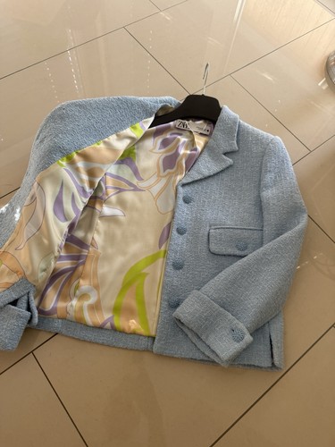 Zara boucle blazer - zara,
