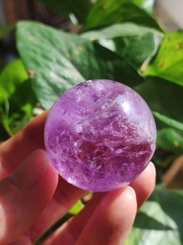 Amethyst edelstein kugel - amethyst,