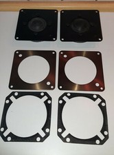 1 Paar Mittelton-Kalotten aus heco Precision 100 - Vintage Lautsprecher