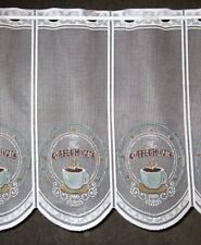 Kaffee Scheibengardine