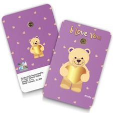 Rundform Goldbarren 0,10 Gramm