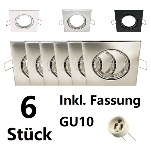 Led einbaustrahler rahmen gu10 - einbaustrahler,