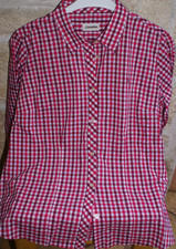 SCHÖFFEL Bluse Outdoor, Wandern Freizeit pink lila weiß kariert Gr.44 /XL NEU